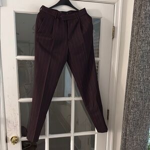 ASOS Men's Red Striped Pants